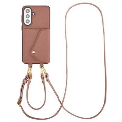 Coque avec cordon SELENCIA pour Samsung Galaxy A57 (5G) - Old Pink