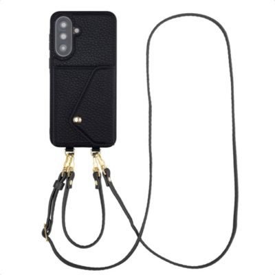 Coque avec cordon SELENCIA pour Samsung Galaxy A37 (5G) - Noir