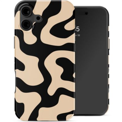 Coque SELENCIA pour Apple iPhone 16 - Art Wave Black