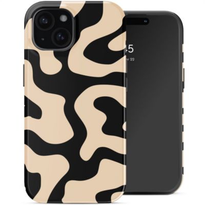 Coque SELENCIA pour Apple iPhone 15 - Art Wave Black