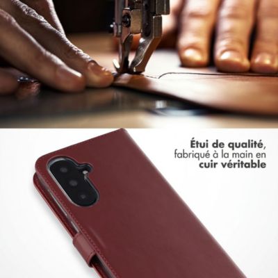 Coque étui SELENCIA pour Samsung Galaxy A37 (5G) - Burgundy