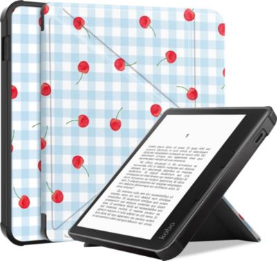 Etui IMOSHION pour Kobo Libra Colour - Cherry Check