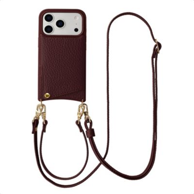 Coque avec cordon SELENCIA pour Apple iPhone 17 Pro - Bold Burgundy