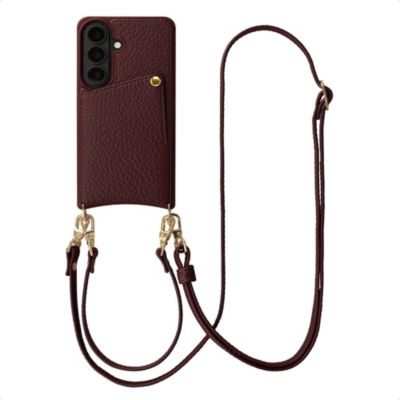 Coque avec cordon SELENCIA pour Samsung Galaxy S26 - Bold Burgundy