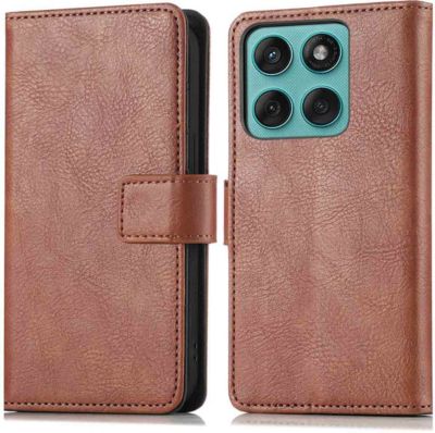 Coque étui IMOSHION pour Motorola Edge 60 Pro - Marron Coque étui IMOSHION pour Motorola Edge 60 Pro - Marron
