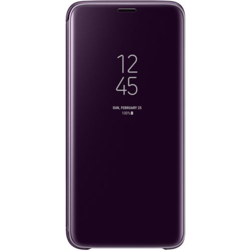 Etui SAMSUNG S9 Clear ViewCover Fonction Stand violet Boulanger