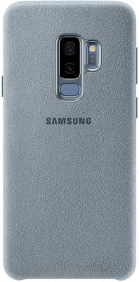Coque SAMSUNG S9+ Alcantara vert