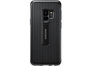 Coque SAMSUNG S9 Antichoc Fonction Stand noir