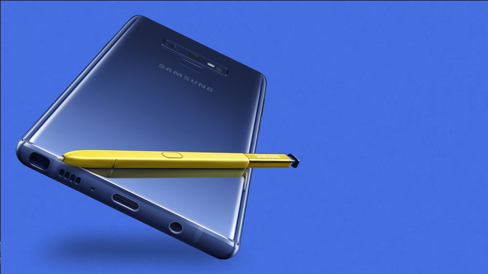 Le Samsung Galaxy Note 9 et le stylet S Pen