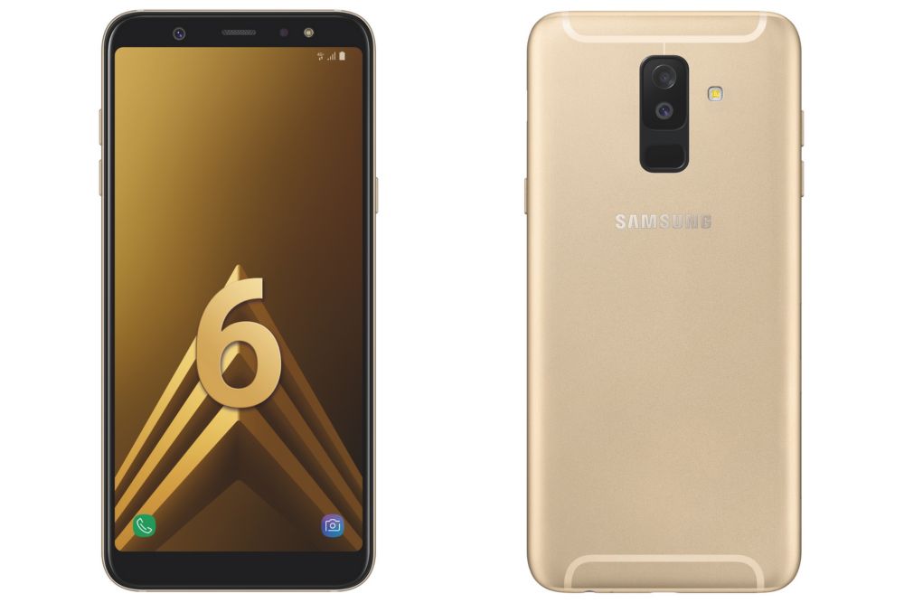 smartphone Samsung Galaxy A6+ gold