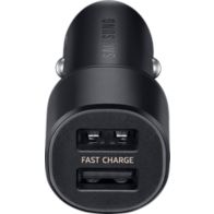 Chargeur allume-cigare SAMSUNG charge rapide 2 sorties Noir