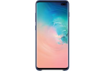 Coque SAMSUNG S10+ Cuir bleu marine