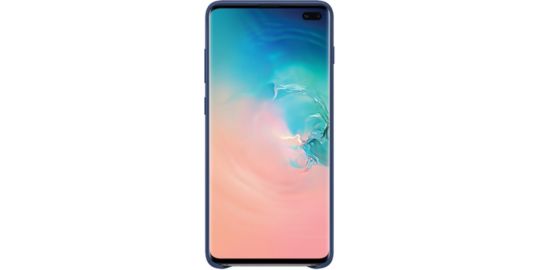 Coque SAMSUNG S10+ Cuir bleu marine