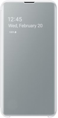 Etui SAMSUNG S10e Clear View Cover blanc