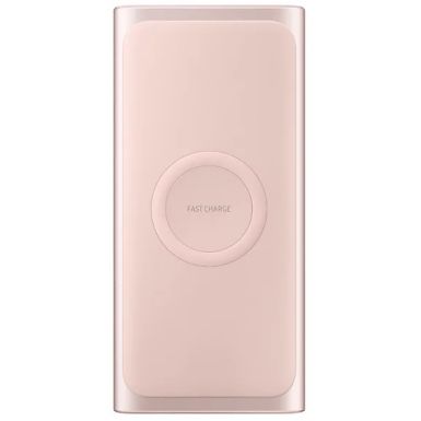 Batterie externe SAMSUNG 10000 mAh charge rapide induction Rose