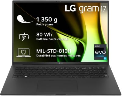 Ordinateur portable LG Gram 17Z90R-G.AA75F