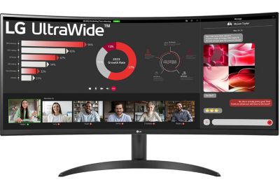 Ecran LG 34WR50QC-B Incurvé 34'' VA