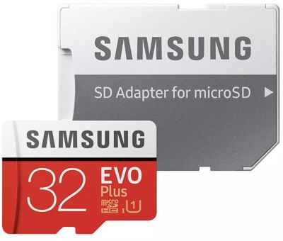 Carte Micro SD SAMSUNG Micro SD 32Go EVO PLUS  + adapt Carte Micro SD SAMSUNG Micro SD 32Go EVO PLUS  + adapt