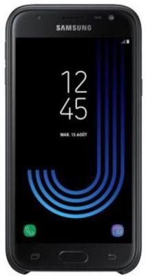 Coque SAMSUNG J3 2017 Double protection noir