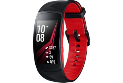 Montre SAMSUNG Gear Fit 2 Pro Noir/Rouge taille S