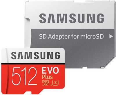 Carte Micro SD SAMSUNG Micro SD 512GO EVO PLUS