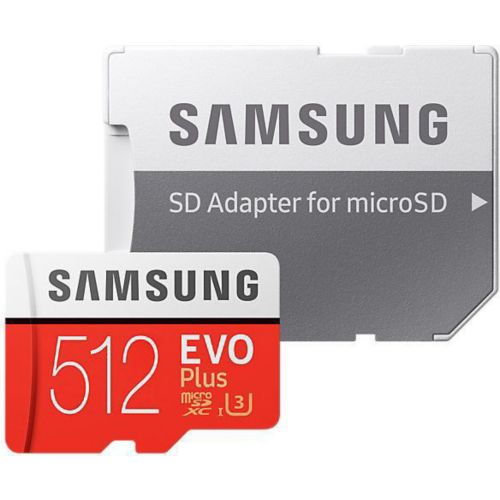 Carte Micro SD SANDISK 512Go + SD Adapter