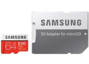 Carte Micro SD SAMSUNG 64GO EVO PLUS + Adaptateur SD HA