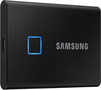 Disque dur SSD externe SAMSUNG Pack T7 2To bleu + Etui Samsung en  multicolore