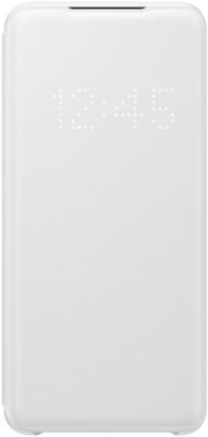Etui SAMSUNG S20 LED View cover blanc