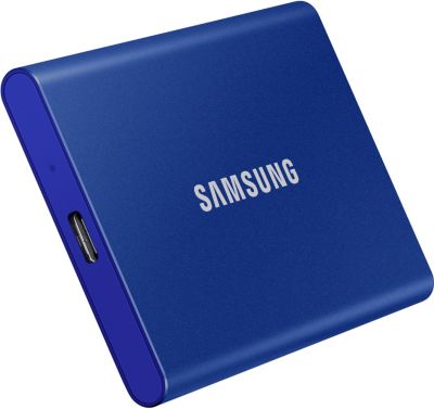 Disque dur externe SAMSUNG Portable 500go T7 bleu indigo