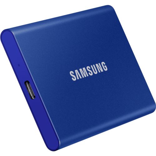 Samsung T7 500 Go Bleu - SSD externe portable USB-C & USB-A