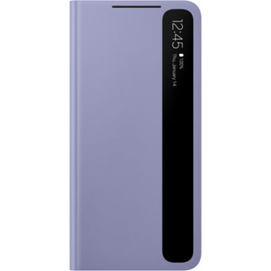 Coque SAMSUNG Samsung S21 Clear View violet