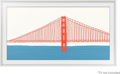 Cadre The Frame SAMSUNG 65 2021 Blanc Chanfrein