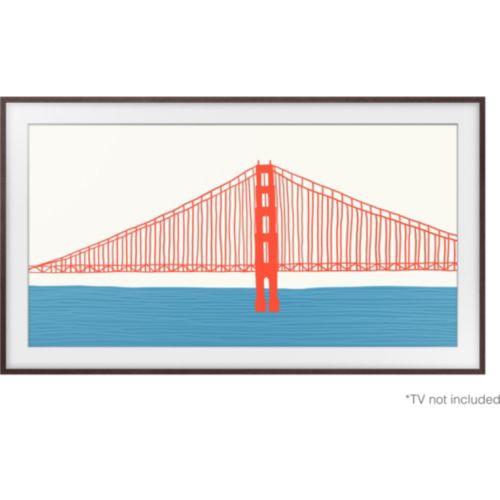 Cadre The Frame Samsung 75 21 Noyer Boulanger