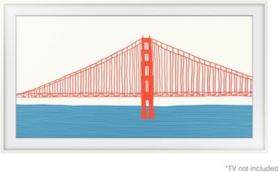 Cadre The Frame SAMSUNG 75 2021 Blanc Basique