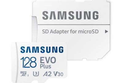 Carte Micro SD SAMSUNG Micro SD 128Go evo plus + Adaptateur