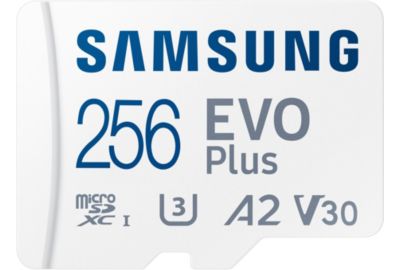Carte Micro SD SAMSUNG Micro SD 256Go evo plus  + adapt