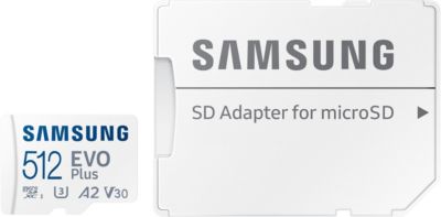 Carte Micro SD SAMSUNG Micro SD 512go evo plus + Adaptateur