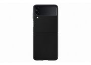 Coque SAMSUNG Z Flip 3 Cuir noir