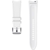 Bracelet SAMSUNG Watch 4/5/6 Cuir 130mm blanc