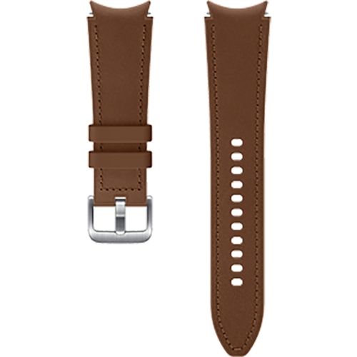 Bracelet SAMSUNG Watch 4/5/6 Cuir 130mm marron