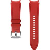 Bracelet SAMSUNG Galaxy Watch4/5 Cuir 115mm rouge