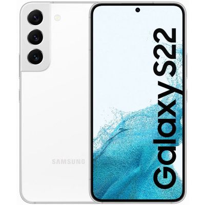 Location Smartphone Samsung Galaxy S22 Blanc 128Go 5G Reconditionné Grade B