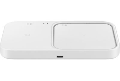 Chargeur induction SAMSUNG Sans fil Duo blanc charge rapide 15W