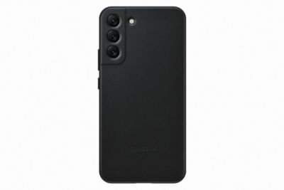 Coque SAMSUNG S22+ Cuir noir