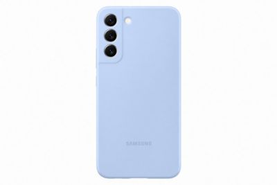 Coque SAMSUNG S22+ Silicone bleu