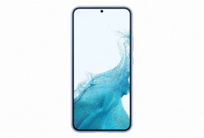 Coque SAMSUNG S22+ Silicone bleu