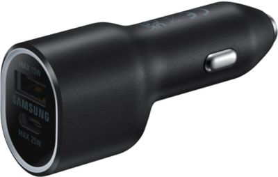 Chargeur allume-cigare SAMSUNG 40W USB-C noir