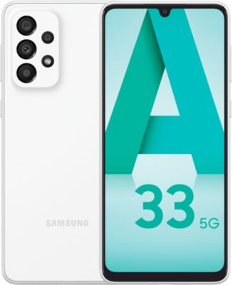 Smartphone SAMSUNG Galaxy A33 Blanc 5G Reconditionné Smartphone SAMSUNG Galaxy A33 Blanc 5G Reconditionné