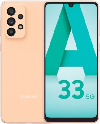 Smartphone SAMSUNG Galaxy A33 Peche 5G Reconditionné